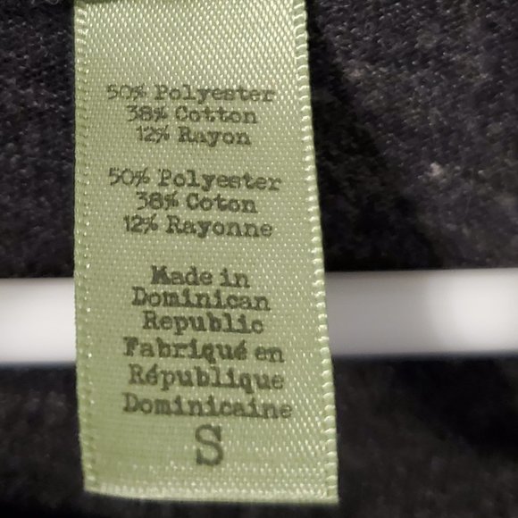 Alternative Earth Women's Small Charcoal Gray Woo Pig Sooie Sweatshirt - Picture 3 of 6